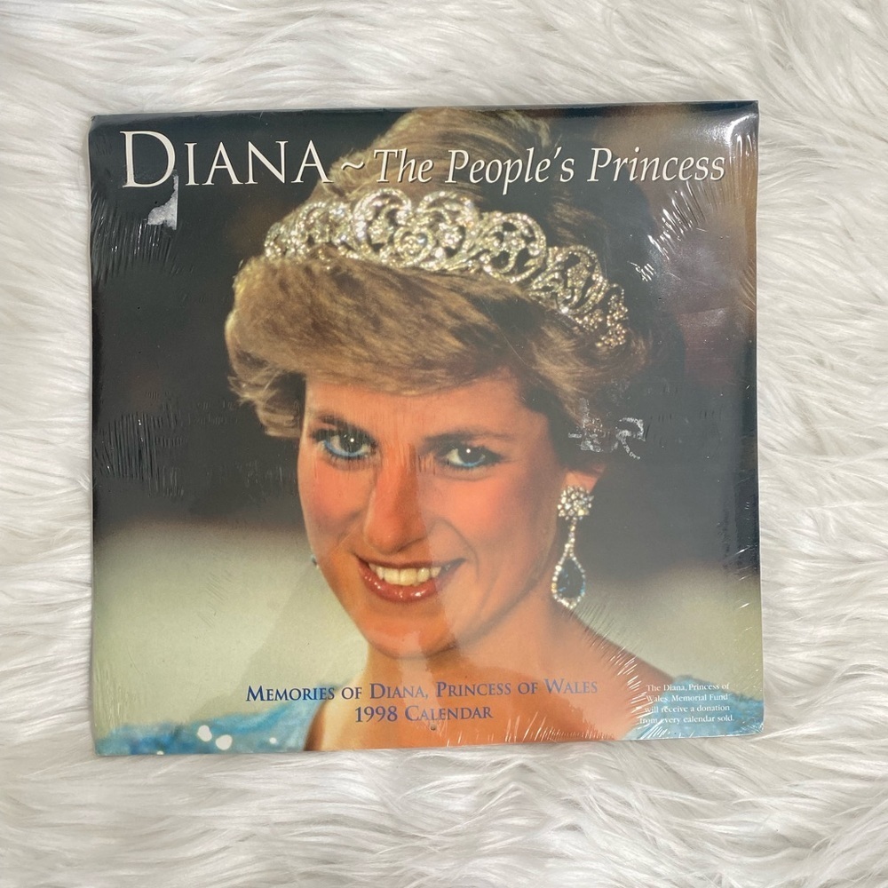 Princess Diana the people’s Princess 1998 Calendar Brand NEW NWT